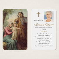 Cartões de Oração | Família sagrada 1