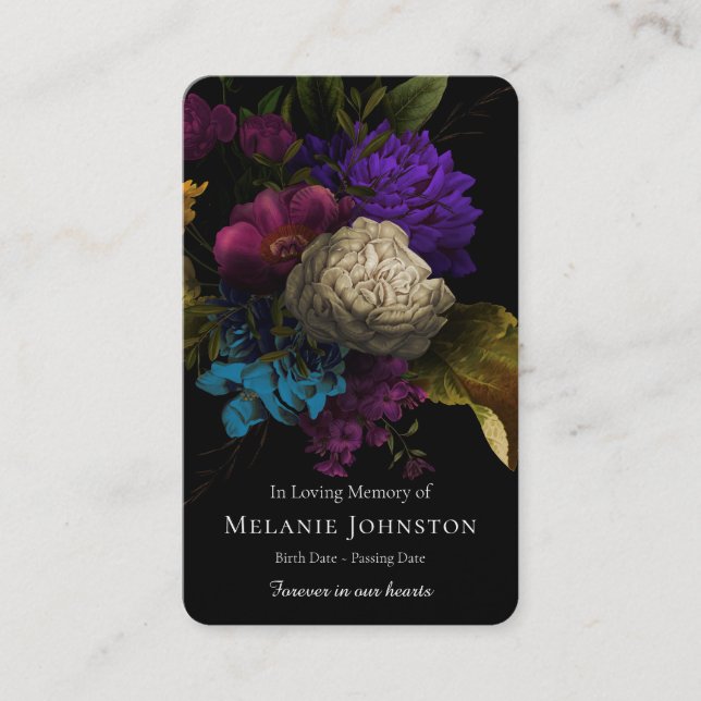 Cartões de Oração | Florals Deluxe (Frente)