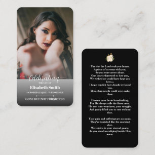 Cartões de Oração Funerários - Celebração da Memór