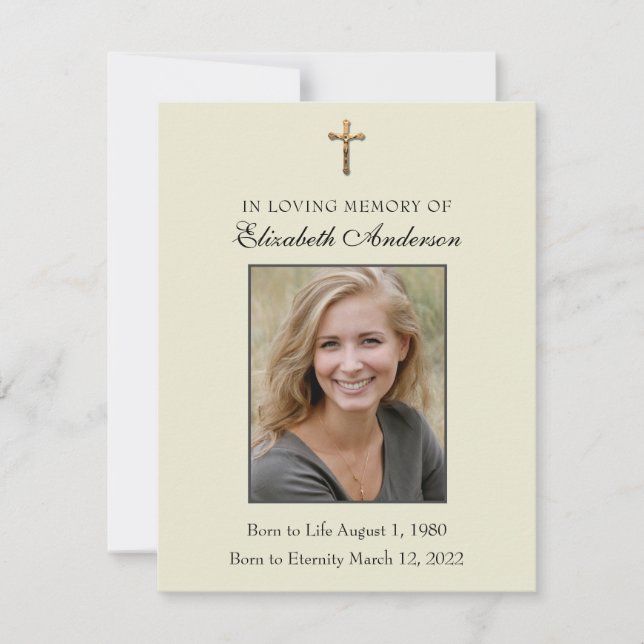 Cartões de Oração Jesus do Serviço Funerário Catól (Frente)