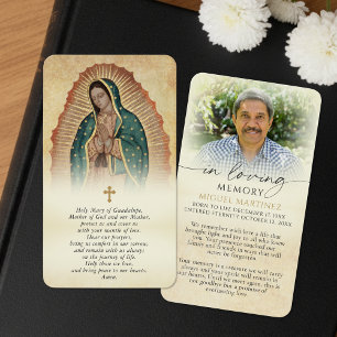 Cartões de Oração Memorial Católica de Guadalupe