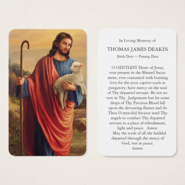 Cartões de Oração | Ovinos Perdidos