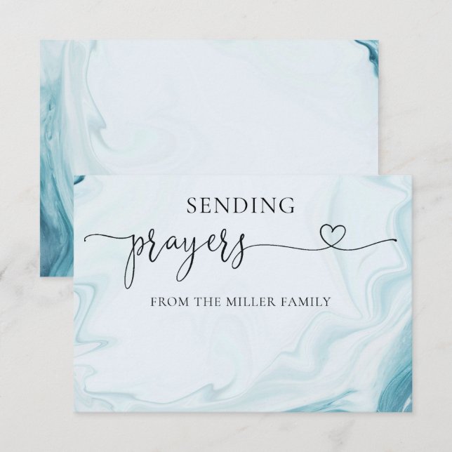 Cartões de Oração Personalizados com Envelopes (Frente/Verso)