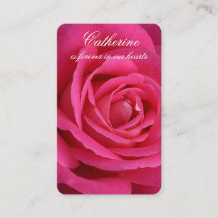 Cartões de Oração Rosa Rosa Rosa Rosa Profunda