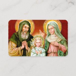 Cartões de oração Rua Anne, Rua Joachim e Mary