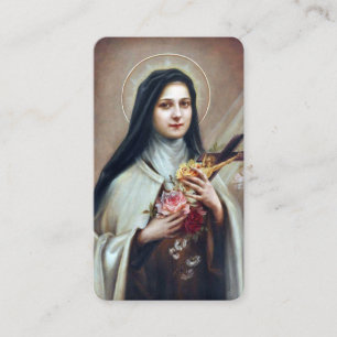 Cartões de Oração Rua. Therese Novena Prayer