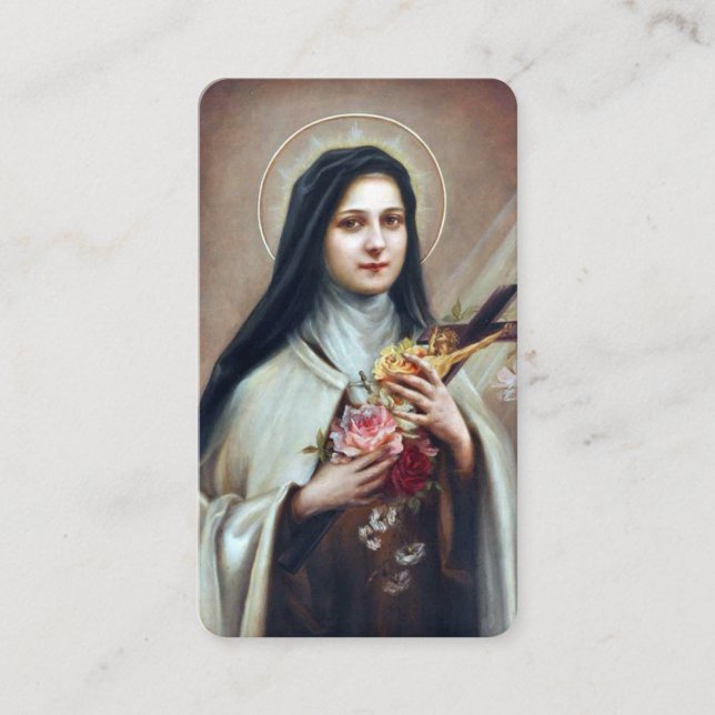 Cartões de Oração | Rua. Therese Novena Prayer (Frente)