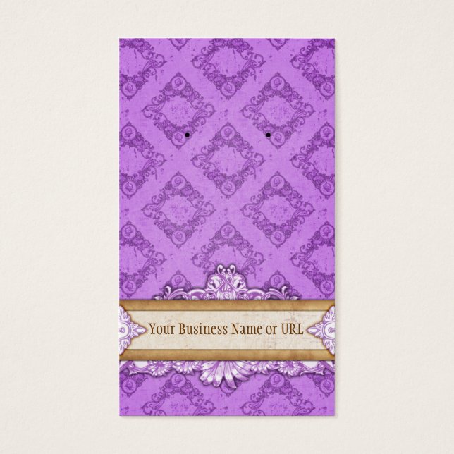 Cartões de Ourelha Personalizados Cartões de Exibi (Frente)