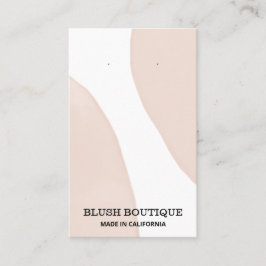 Cartões de ouvido cor-de-rosa Abstrato moderno