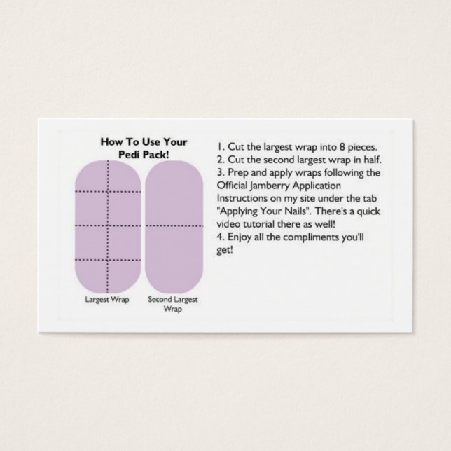 Cartões de pacote (Frente)