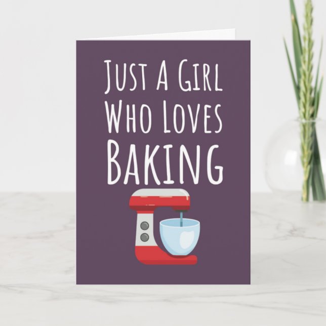 Cartões de Padeiro Rosa Fofo para Meninas Bebês qu (Frente)