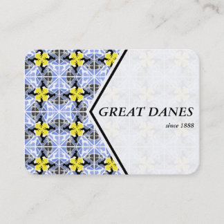 Cartões de Padrão do Great Dane
