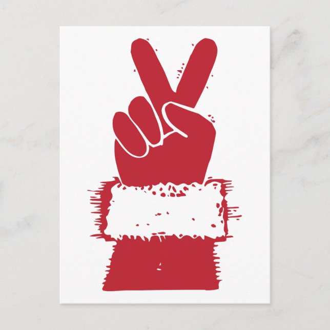 Cartões de Papais noeis de Paz (Frente)