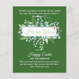 Cartões de PÁSCOA católicos Citação religiosa Vers