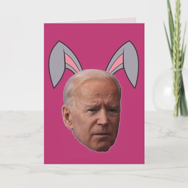 CARTÕES DE PÁSCOA ENGRAÇADOS DO JOE BIDEN (Frente)