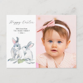 Cartões de Páscoa Personalizados Online com Coelho