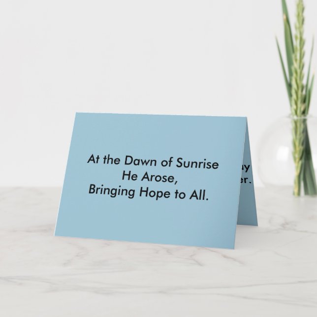 Cartões de páscoa (religioso) (Frente)