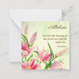 Cartões de Páscoa Religiosos - Aleluia de Sentimen