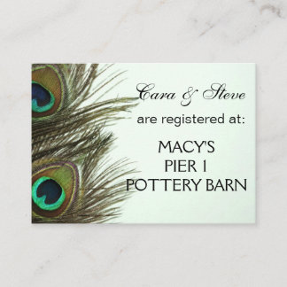 Cartões De Penas De Casal Do Registro De Casamento