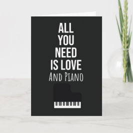 Cartões de Pianista Músico Teclado Pianista