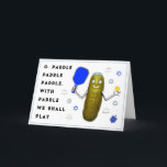 Cartões de Pickleball Hanukkah<br><div class="desc">Cartões Hanukkah engraçados com humor de picleball. Editar texto para personalizar para amigos da família e do picleball.</div>