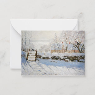 Cartões de pintura de Pega de Claude Monet