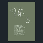 Cartões de placas de assentos elegantes e modernos<br><div class="desc">Uma tipografia moderna e uma cor tendenciosa de terracota para a sua papelaria de casamento: escolha esta simples e elegante suite de casamento. Totalmente personalizável: você pode alterar o plano de fundo e a cor do texto conforme desejar.</div>