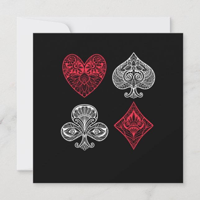 Cartões De Poker Cartões De Jogo De Casino Jogador (Frente)