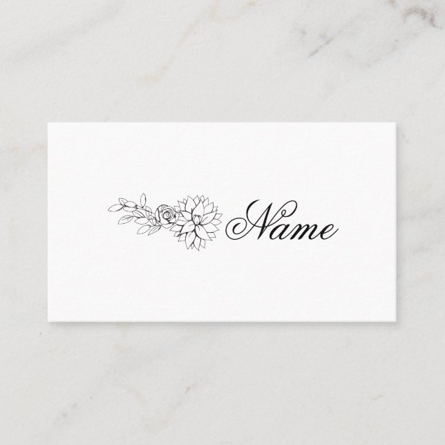 Cartões de posição Dahlia (Frente)