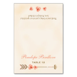 Cartões de posição de inclinação para a Rosa de se