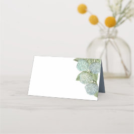 Cartões de posição do Vazio hydrangea azul