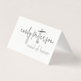 Cartões de posição simples e quintal