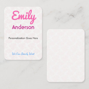 Cartões de Posicionamento Personalizados Impressos