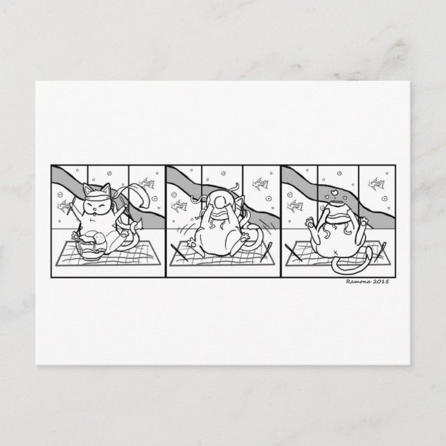 Cartões de Posto de Noodles de Cat (Frente)