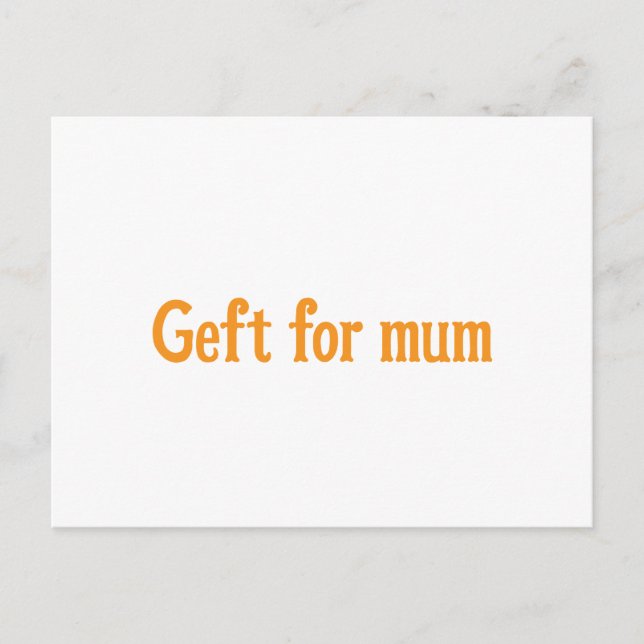 Cartões de posto deixados para o dia da mãe (Frente)