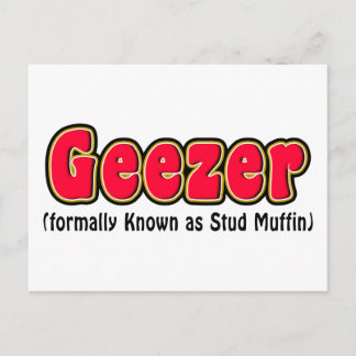 Cartões de Posto Geezer ou Stud Muffin Vovô