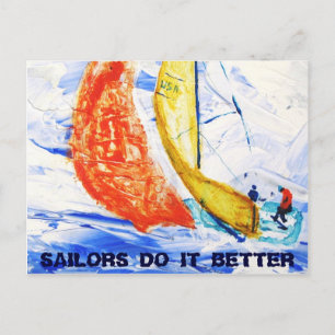 Cartões de Posto para os marinheiros