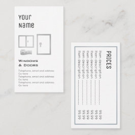 Cartões de preço "essenciais" de Windows e das