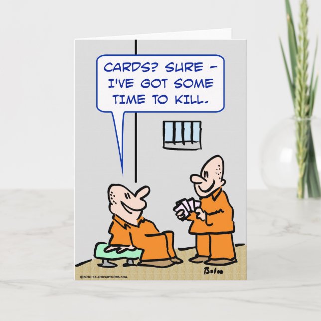 cartões de prisioneiros de tempo para matar (Frente)