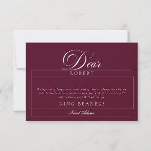 Cartões de Proposta de Portador de Aliança de Marf