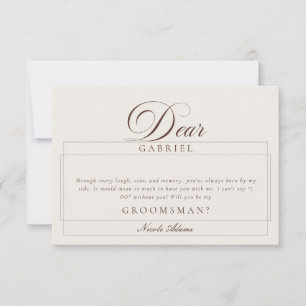 Cartões de Proposta para Padrinhos de Casamento em