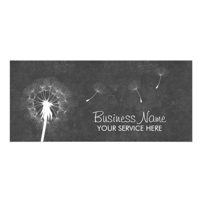 Cartões de rack Dandelion para painéis na moda (Frente)