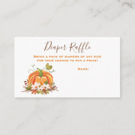 Cartões de Raffle de Fralda de Abóbora Russos outo