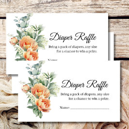Cartões de ralé de fralda de Pêssego Russo Boho Co