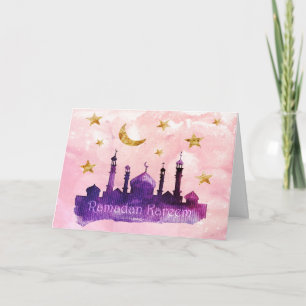 Cartões de Ramadan Kareem