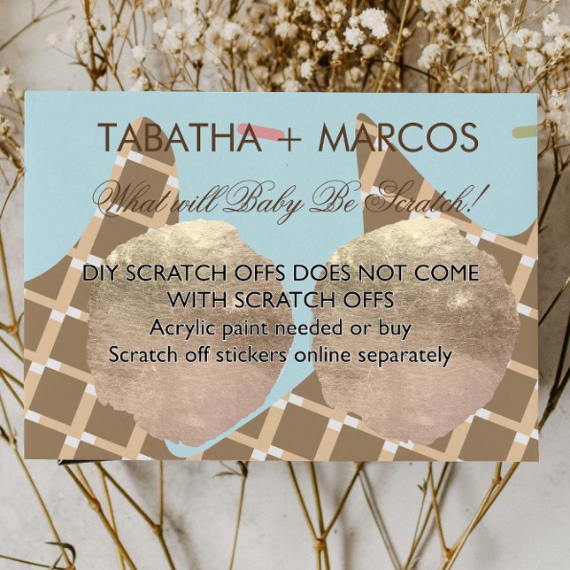 Cartões de Rascunho de Revelação de Gênero com Sor (Criador carregado)