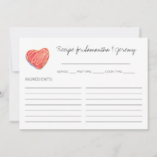 Cartões de recebimento de Chás de panela de cookie