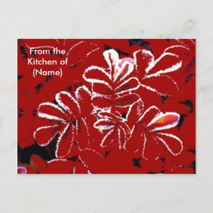 Cartões de recebimento de neve de Natal personaliz