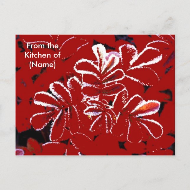 Cartões de recebimento de neve de Natal personaliz (Frente)