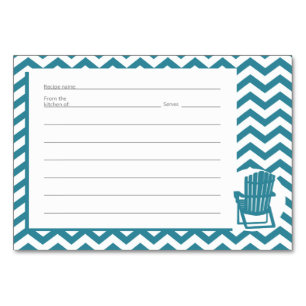 Cartões de recebimento de padrão Zig do Adirondack